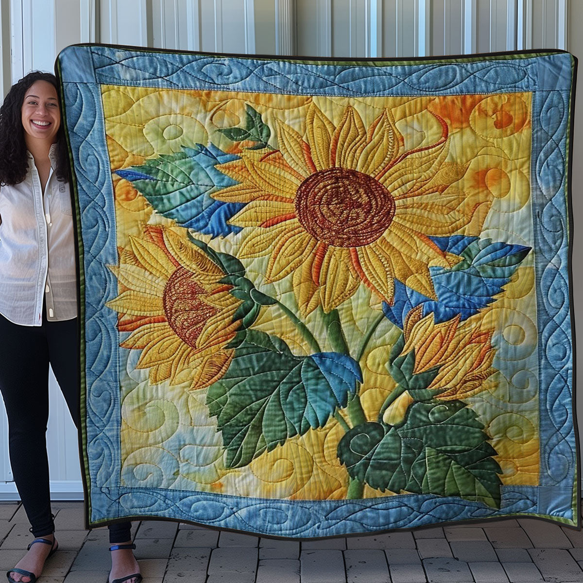 Sunflowers WM2407002CL Quilt