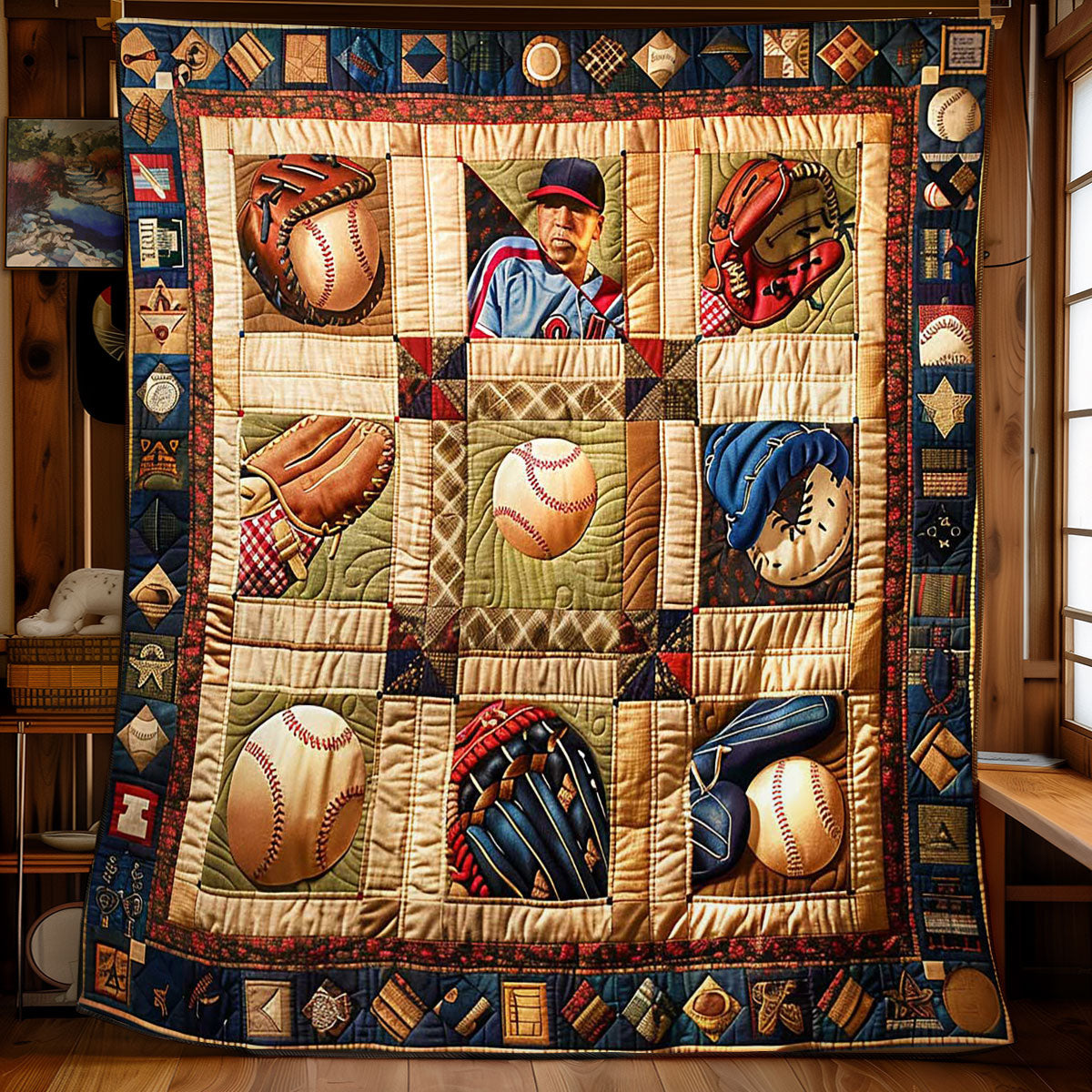 Baseball Glory WN2608031CL Quilt