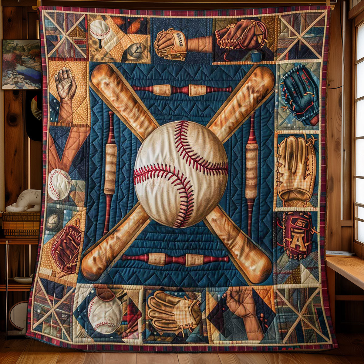 Baseball Passion WN2608027CL Quilt