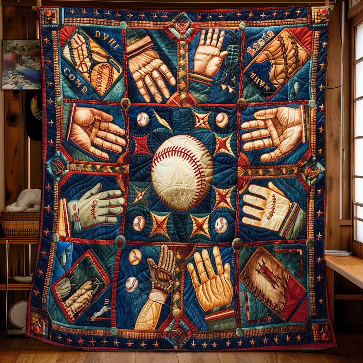 Baseball Victory Lap WN2608034CL Quilt