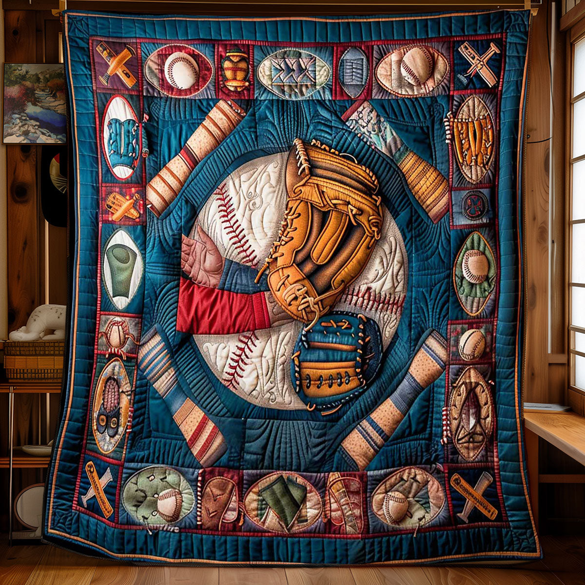 Baseball Victory WN2608026CL Quilt