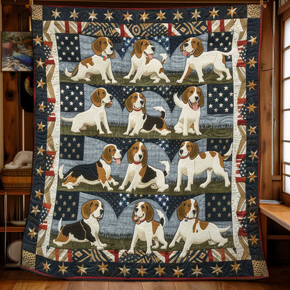 Beagle's Liberty Land WN2608081CL Quilt