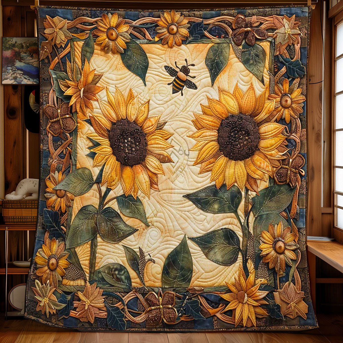 Bee Nectar Oasis WN2108111CL Quilt