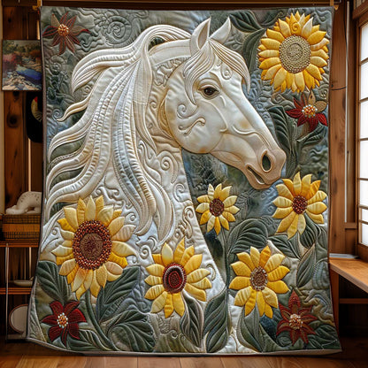 Blooming Horse WN2108081CL Quilt