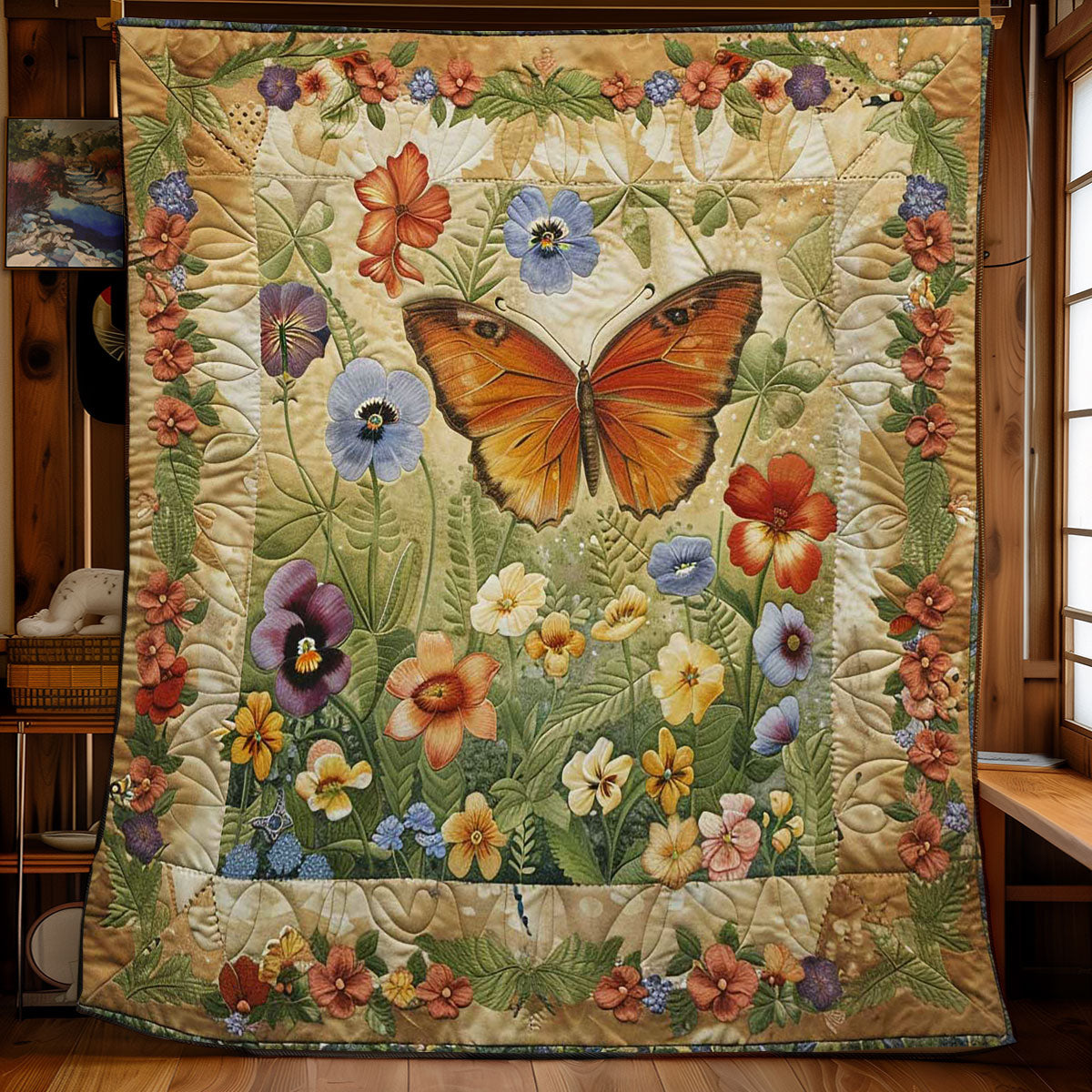 Butterfly Bloom WN2108088CL Quilt