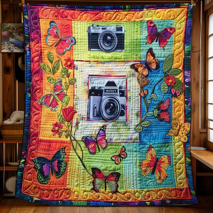 Butterfly Camera Color Carnival WN2608085CL Quilt