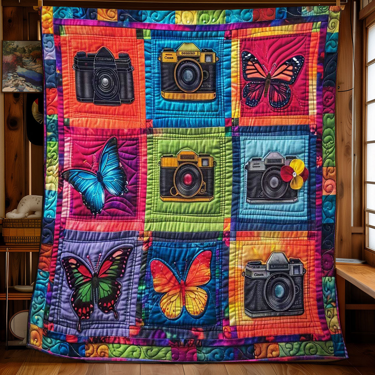 Butterfly Camera Moments WN2608053CL Quilt