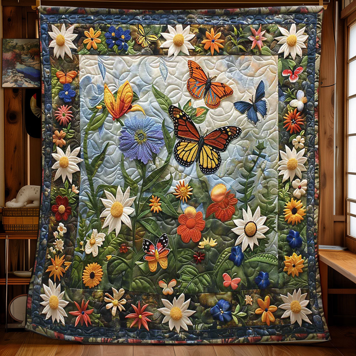 Butterfly Garden WN2108086CL Quilt