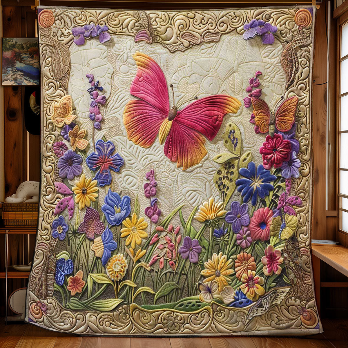 Butterfly Oasis WN2108168CL Quilt