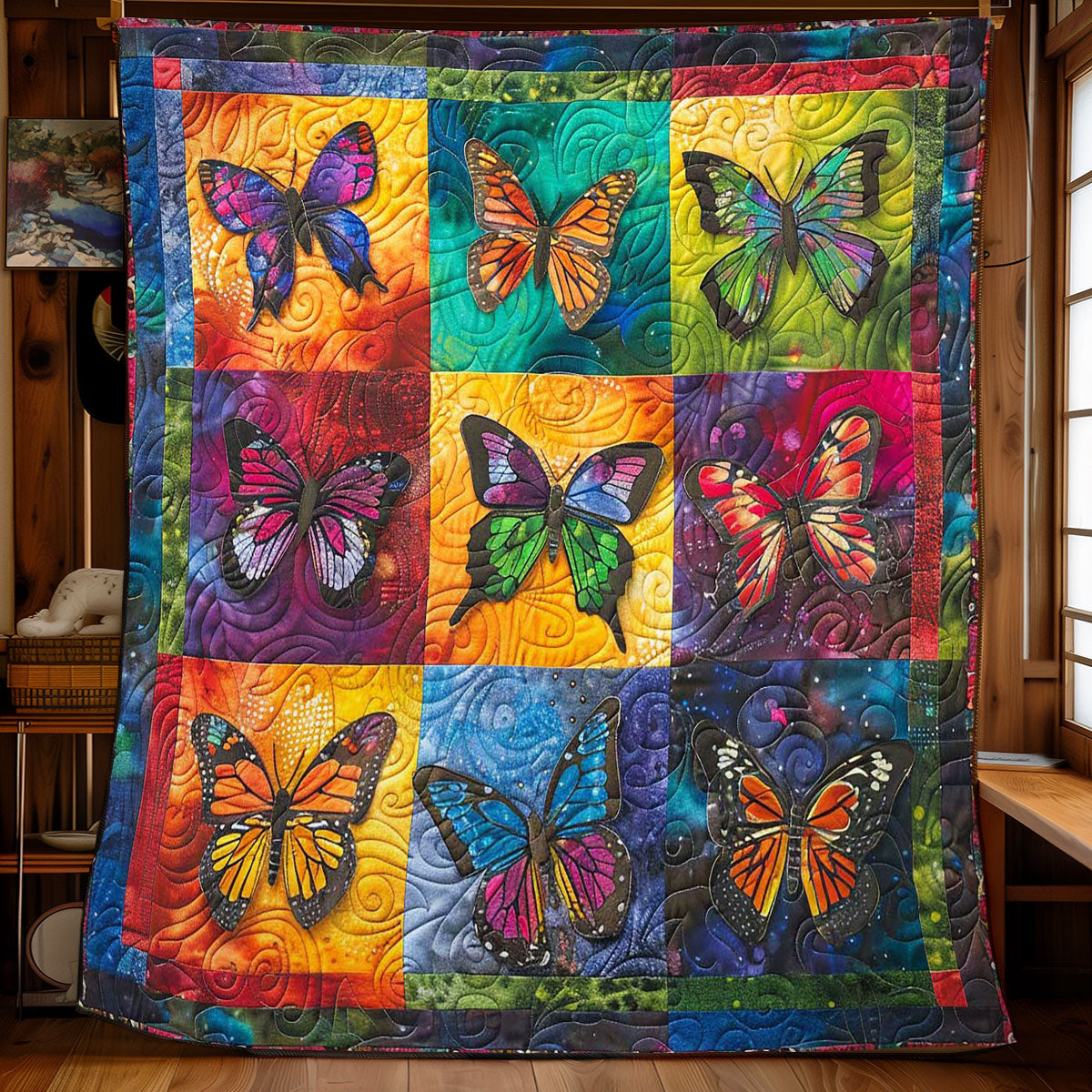 Butterfly Paradise WN2608007CL Quilt