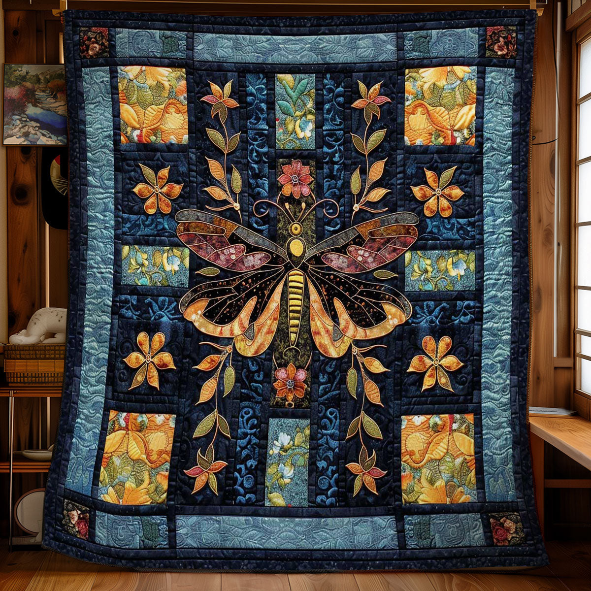 Butterfly Reflection WN2808033CL Quilt