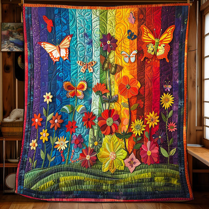 Butterfly Serenity In The Garden WN2608082CL Quilt