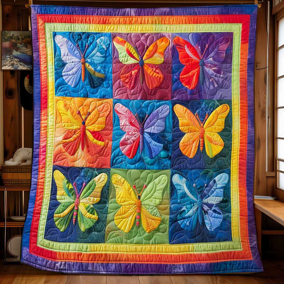 Butterfly Symphony WN2608005CL Quilt