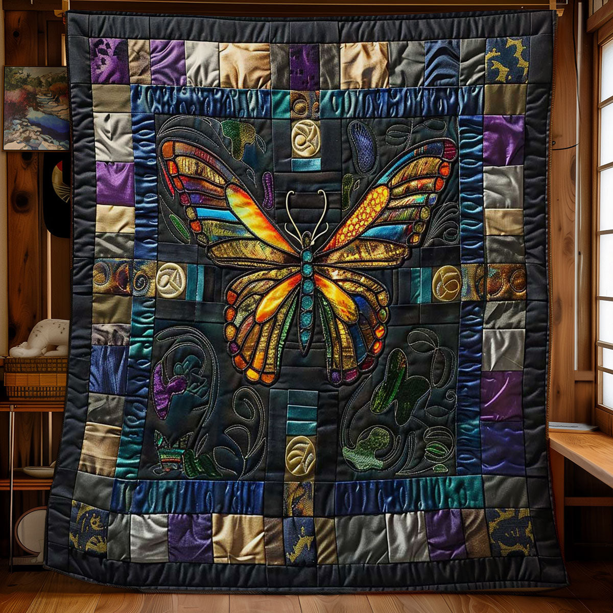 Butterfly's Magical Flight WN2808048CL Quilt