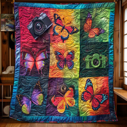 Camera's Colorful Butterfly World WN2608087CL Quilt