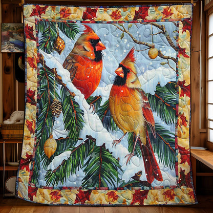 Cardinal's Frosty Romance WN2608065CL Quilt