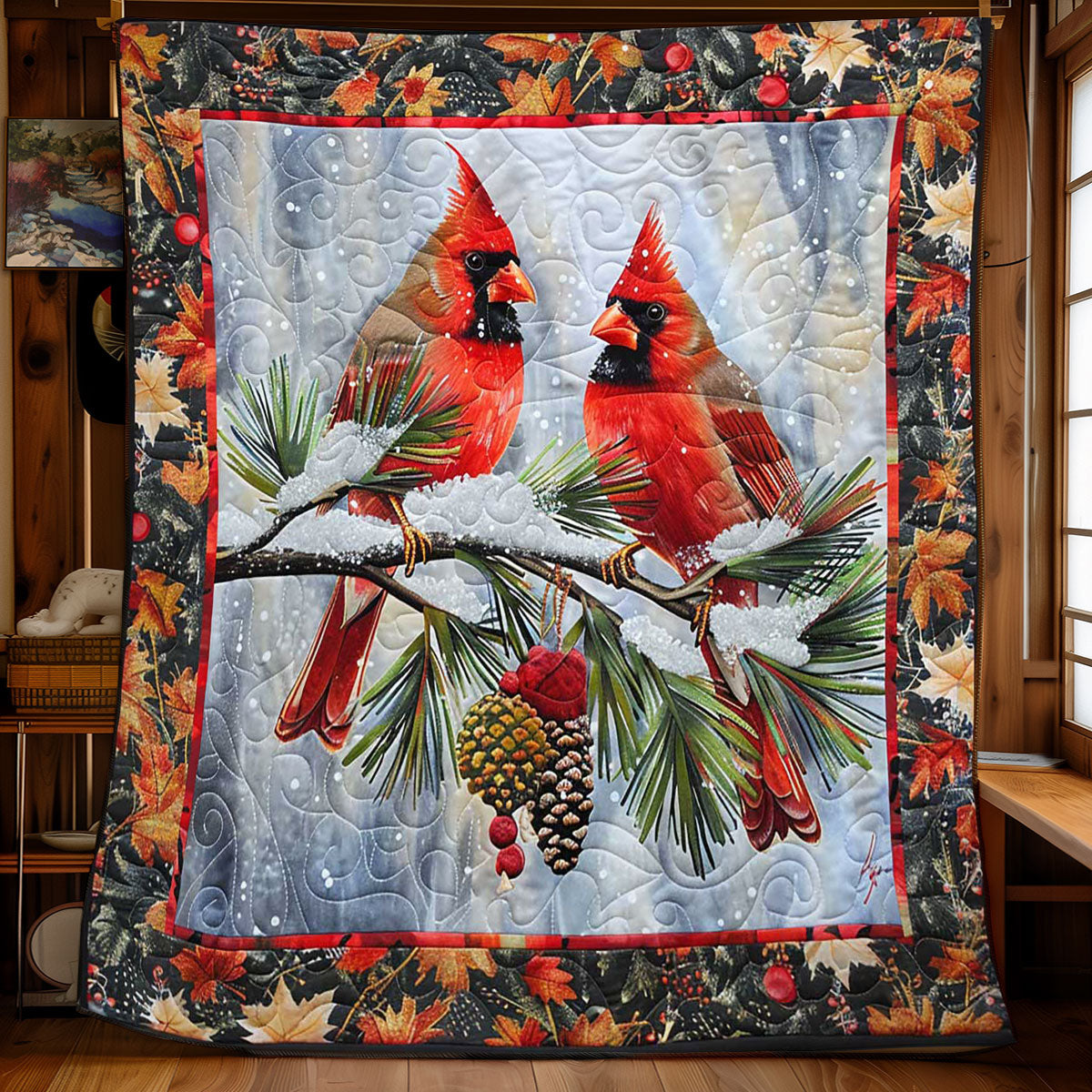 Cardinal's Icy Haven WN2608095CL Quilt