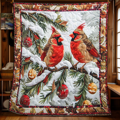 Cardinal's Winter Serenity WN2608066CL Quilt