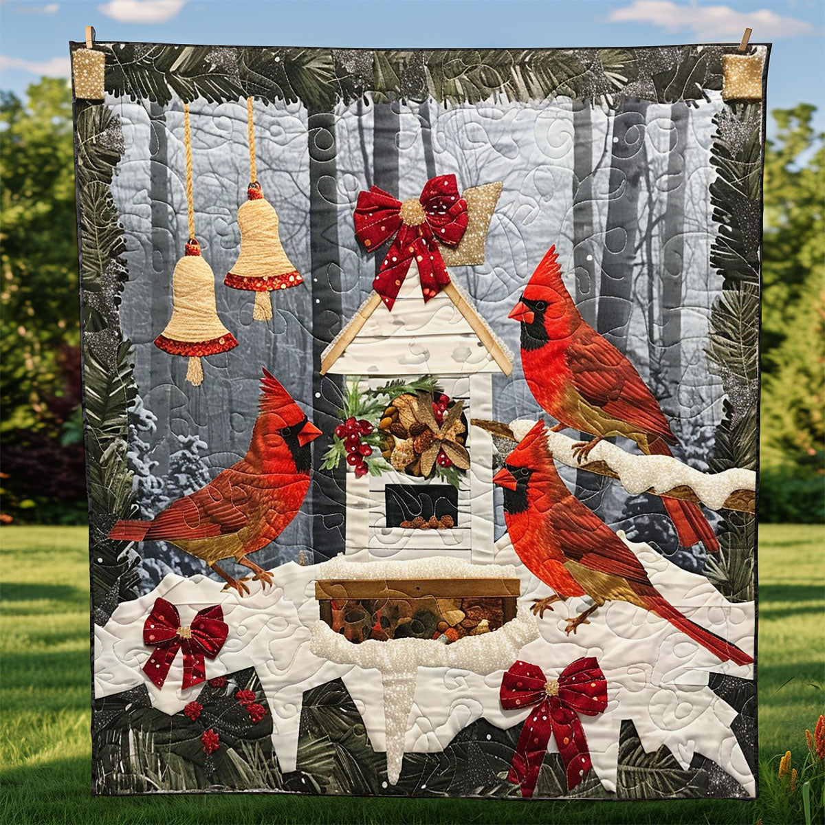 Cardinals Mailbox WM2308028CL Quilt