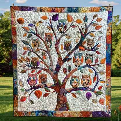 Cartoon Owls Tree WM0509020CL Quilt