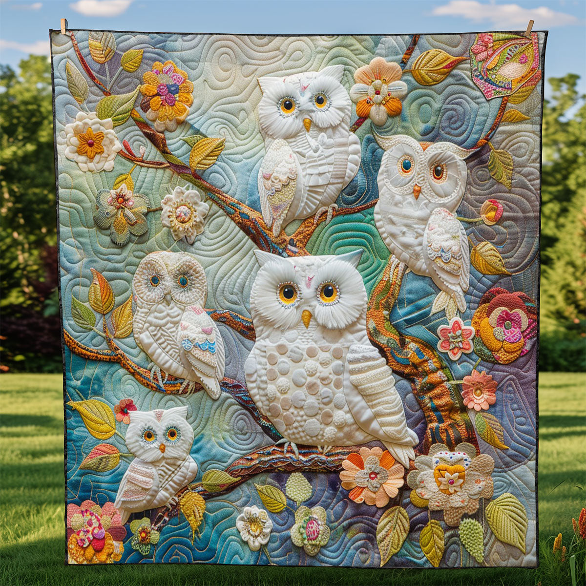 Cartoon Owls WM2808031CL Quilt