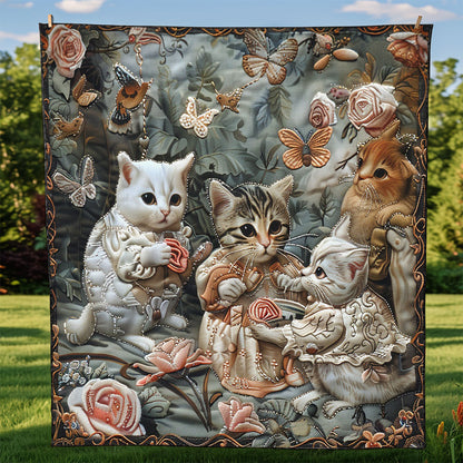 Cat Noble Family WM2908008CL Quilt