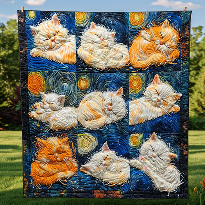 Cat Sleeping WM2308094CL Quilt