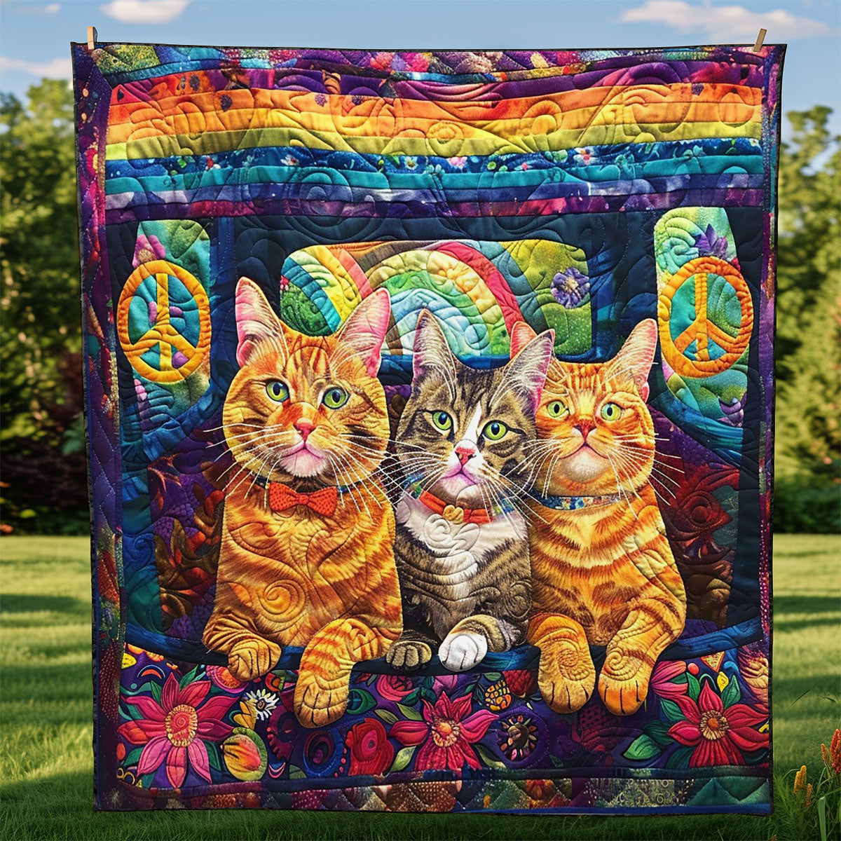 Cat Tourist WM2808082CL Quilt