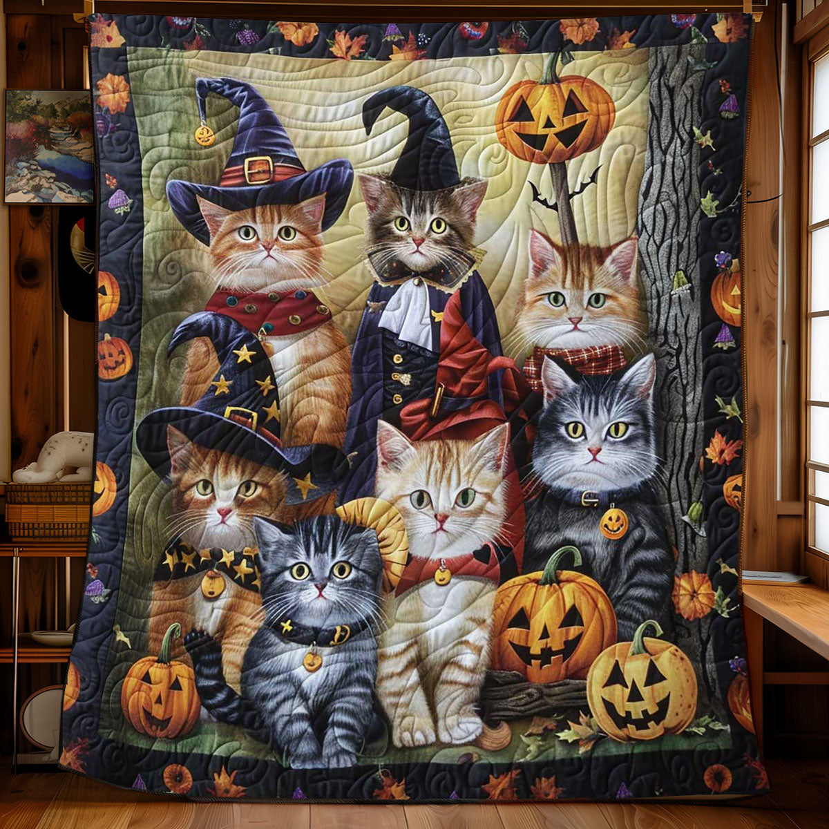 Cats And Spells WN2608015CL Quilt