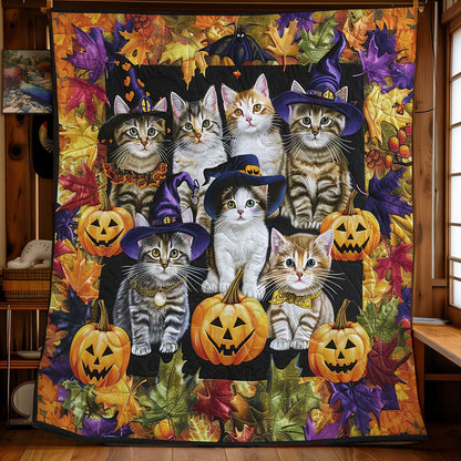 Cats In Halloween Disguise WN2608013CL Quilt