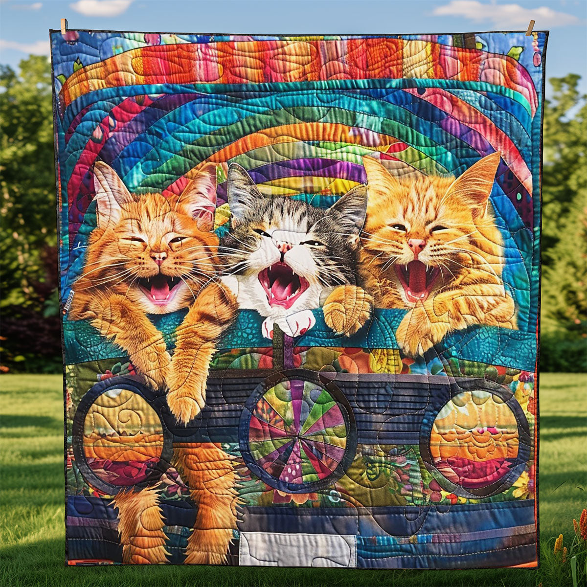 Cats Parade WM2408044CL Quilt