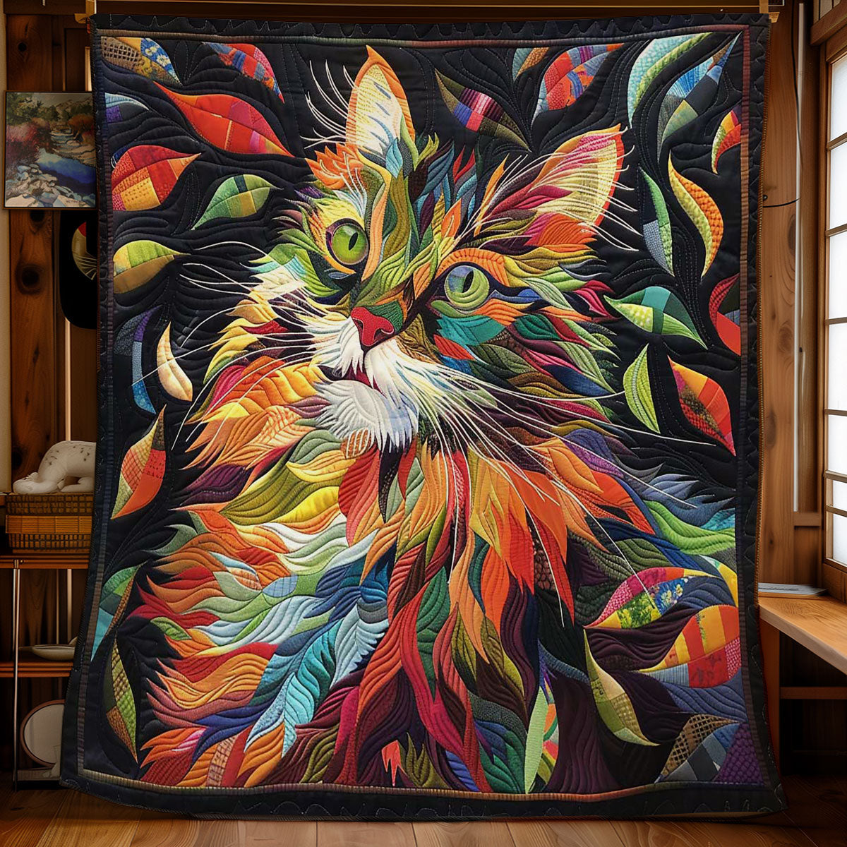 Celestial Cat WN2808055CL Quilt