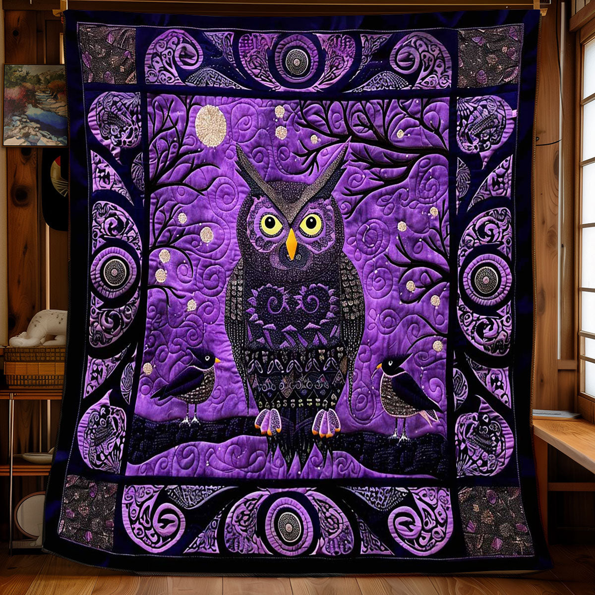 Celtic Night Owl WN2608150CL Quilt