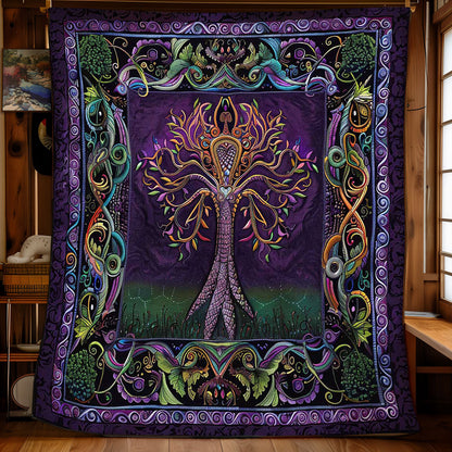 Celtic Tree Of The Cosmos WN2408161CL Quilt
