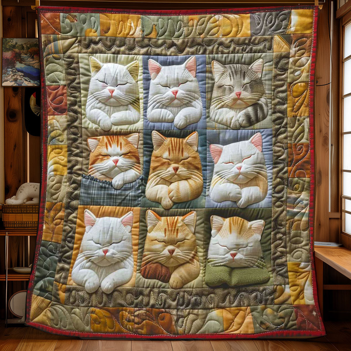 Charming Cats Comforter WN2108034CL Quilt