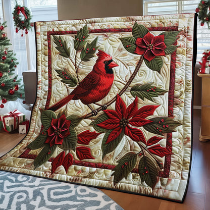 Christmas Cardinal SR1608046CL Quilt