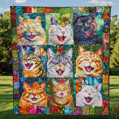 Colorful Happy Cat WM2908022CL Quilt