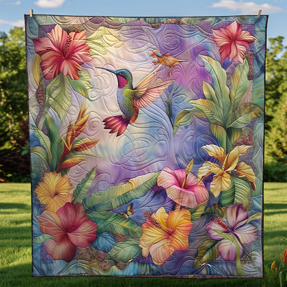 Colorful Hummingbird WM0509009CL Quilt