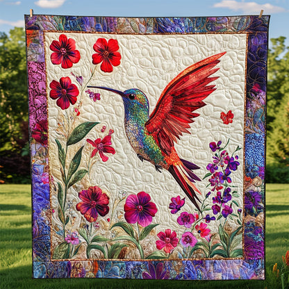 Colorful Hummingbird WM2308012CL Quilt