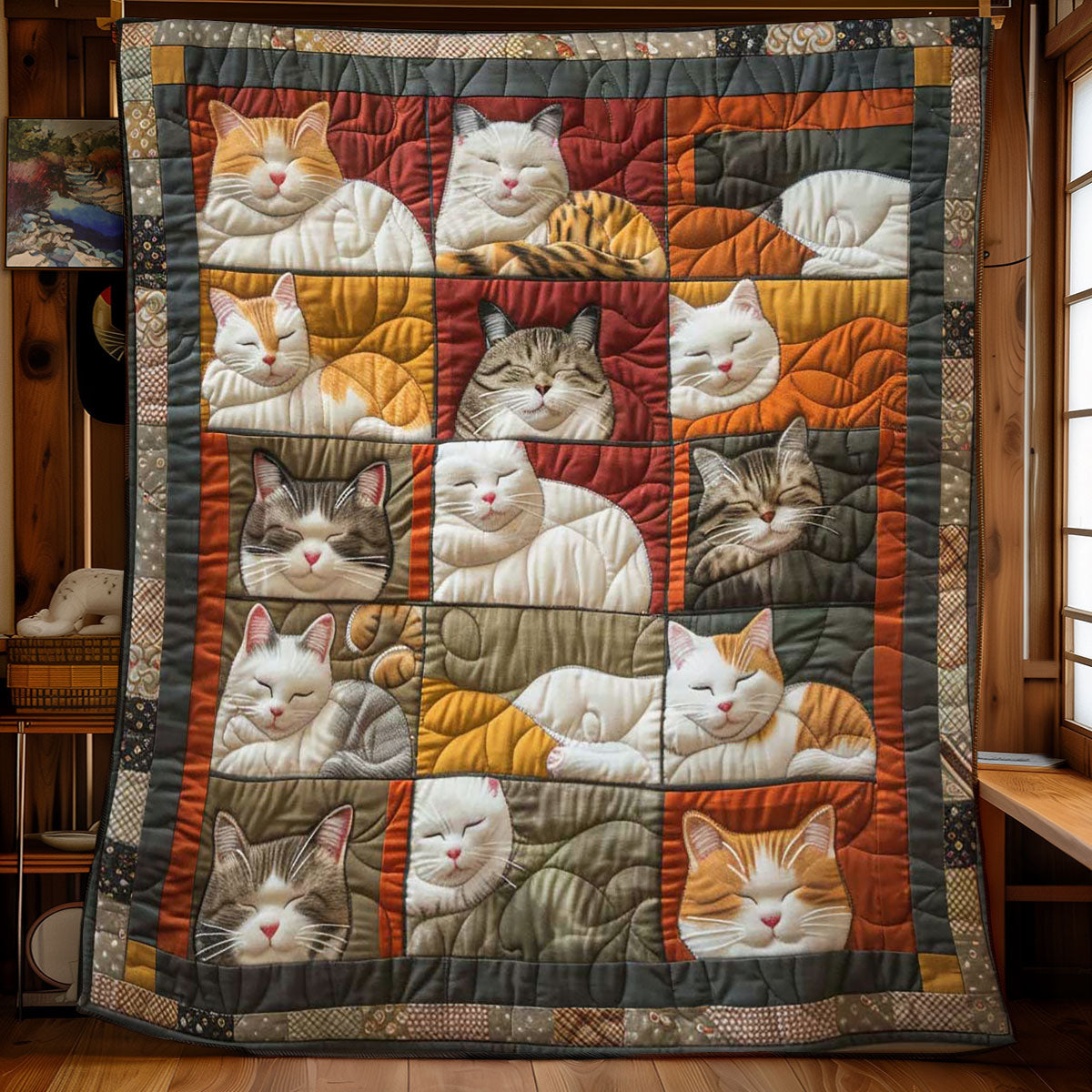 Content Cats WN2108031CL Quilt