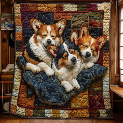 Corgi Cozy Hideaway WN2808079CL Quilt