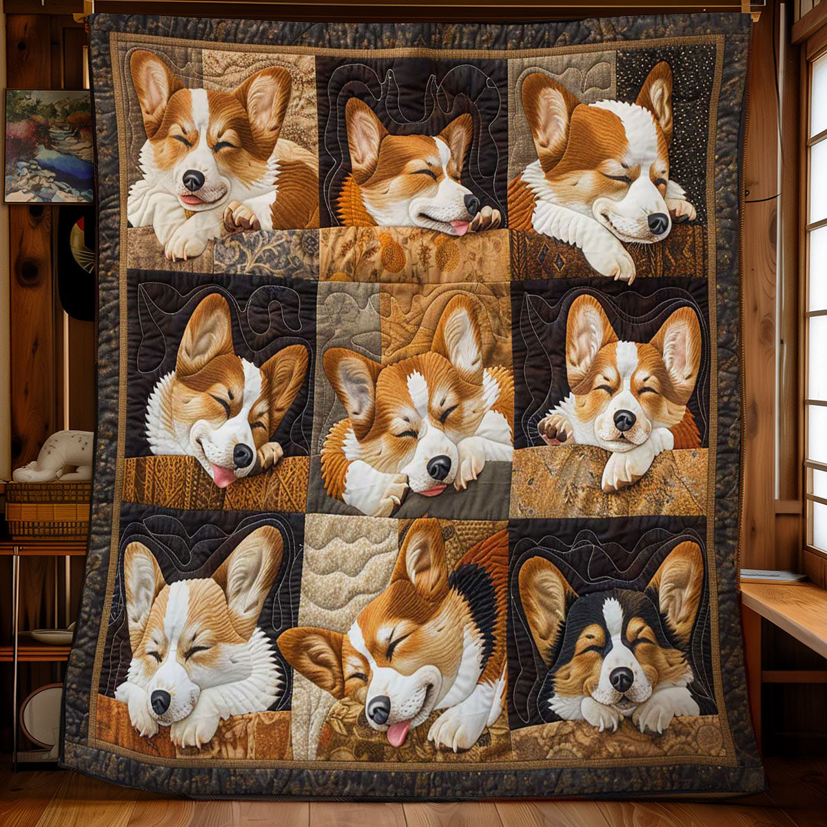 Corgi’s Comfort Zone WN2808106CL Quilt
