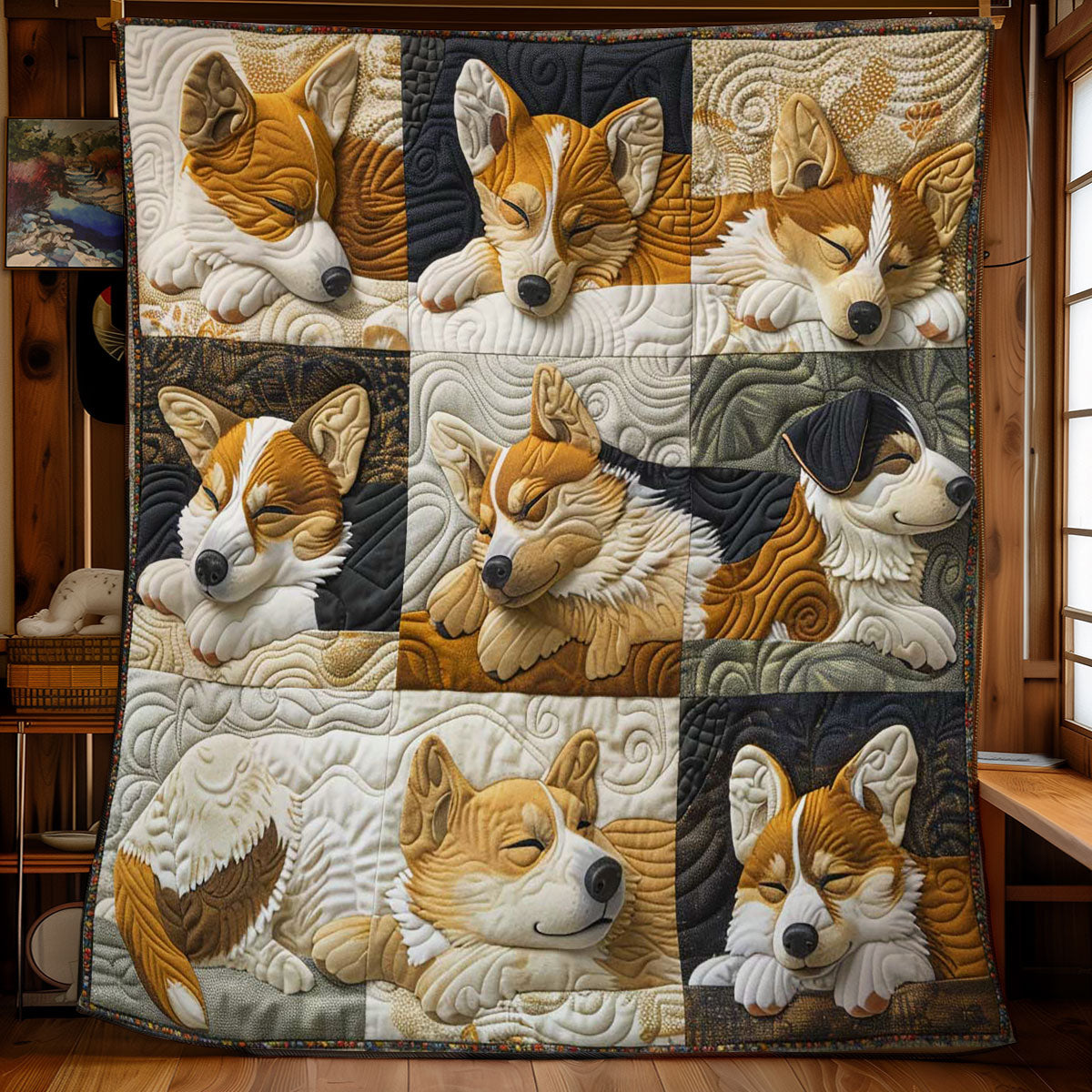 Corgi’s Plush Comfort Nest WN2808099CL Quilt