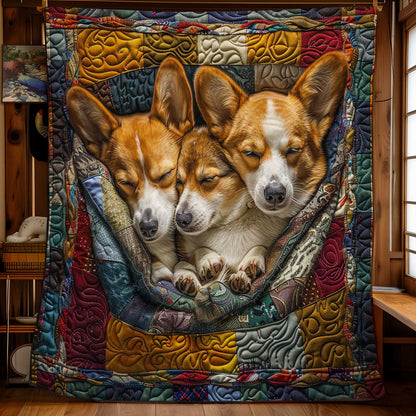 Corgi’s Plush Comfort WN2808072CL Quilt