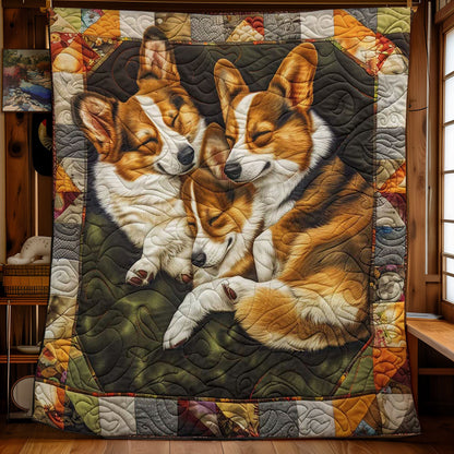Corgi’s Plush Rest WN2808092CL Quilt