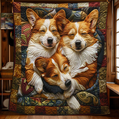 Corgi’s Restful Haven WN2808066CL Quilt