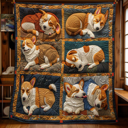 Corgi’s Serene Sleep WN2808096CL Quilt