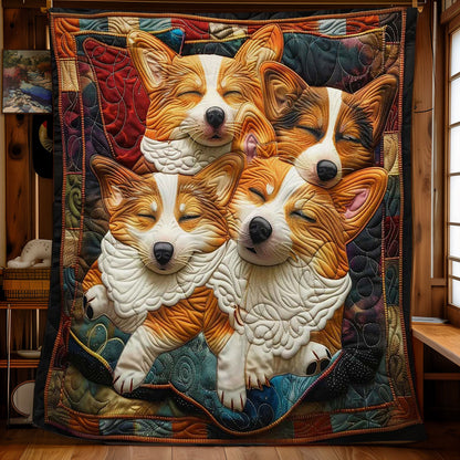 Corgi’s Serene Snuggle WN2809074CL Quilt