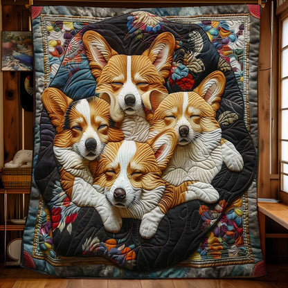 Corgi’s Soft Dream WN2808080CL Quilt