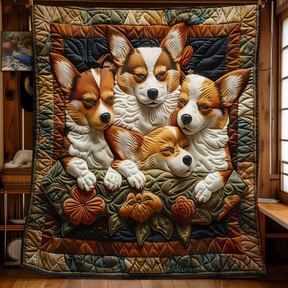 Corgi’s Soft Snuggle Spot WN2808088CL Quilt